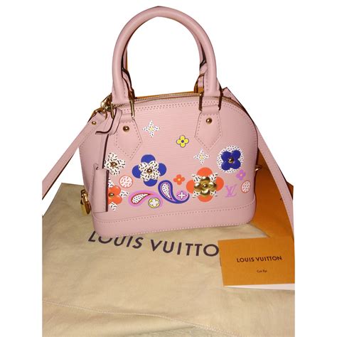 lv alma pink|louis vuitton alma bb bag.